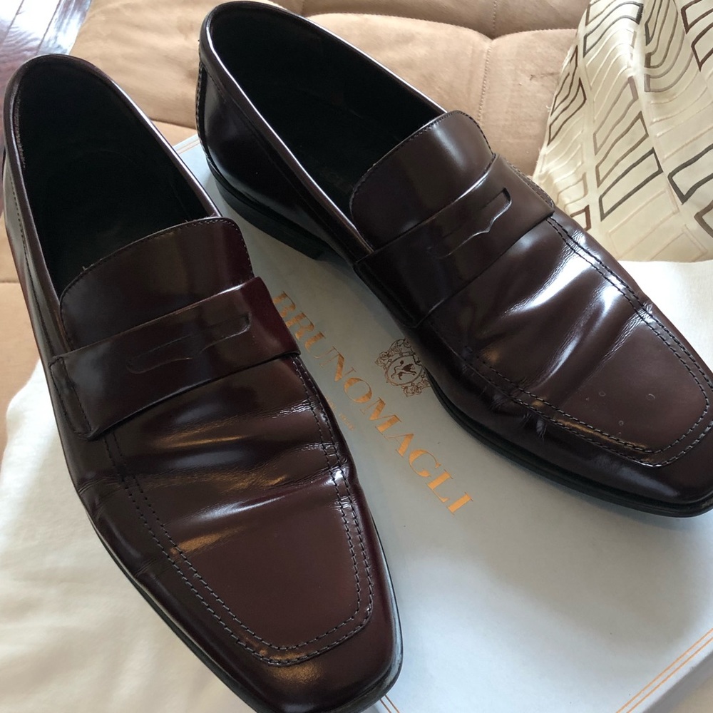 Bruno Magli leather loafers